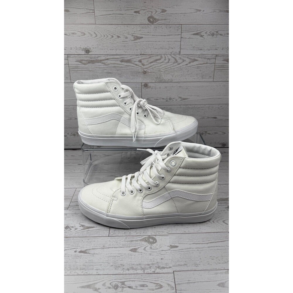 VANS SK8-HI Shoes True White Unisex Men & Women Mens 9 Womens 10.5 #68